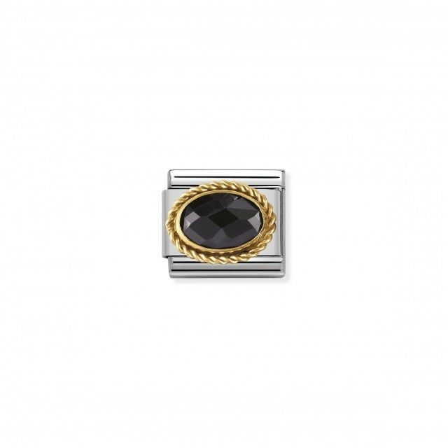 Nomination Classic - Composable Classic - Facett in Schwarz - 030602/011