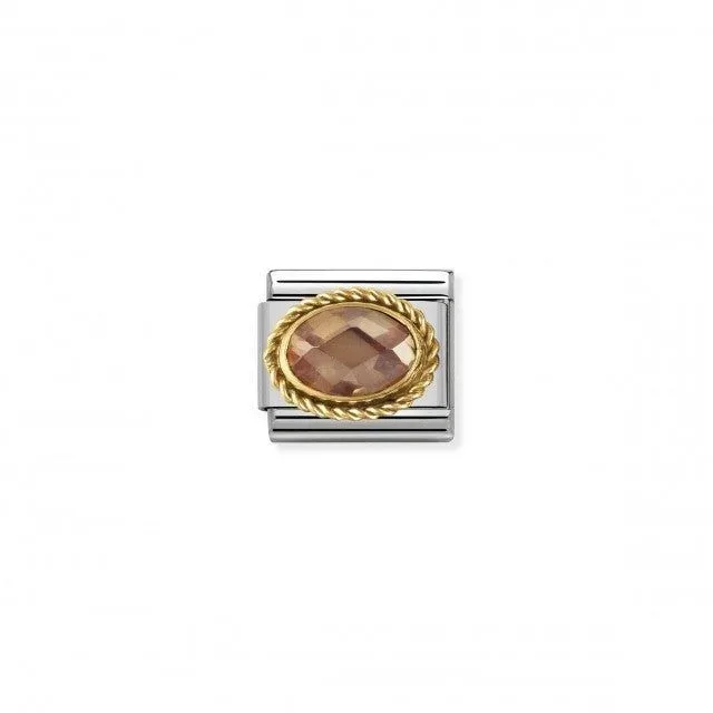 Nomination Classic - Composable Classic - Facett in Champagner - 030602/024