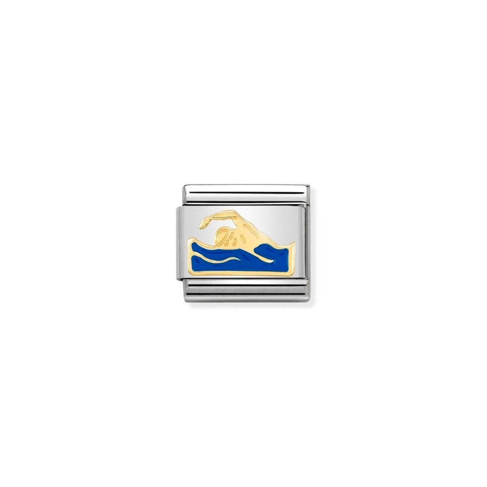 Nomination Charm - Schwimmer - 030259/18