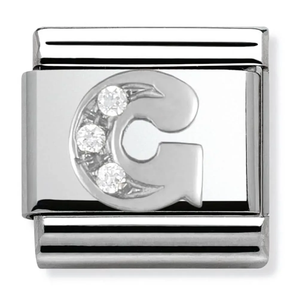 Nomination Classic - SilverShine Buchstabe G mit Zirkonia - 330301/07