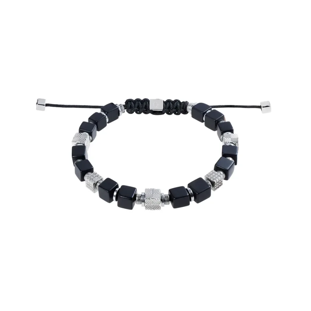 Coeur de Lion Armband - Cubes Onyx - 092330.1317.0