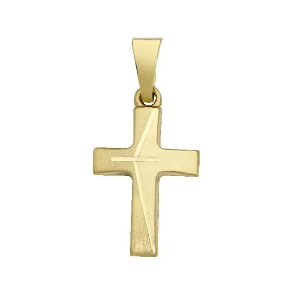 Schneider Basic Anhänger - Kreuz ? Gold - K19