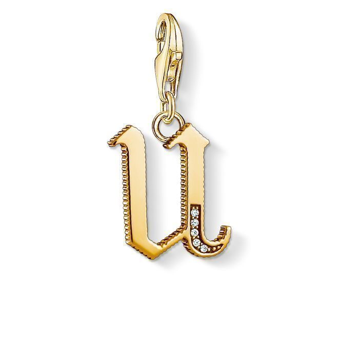 Thomas Sabo Charm - Buchstabe U Gold - 1627-414-39