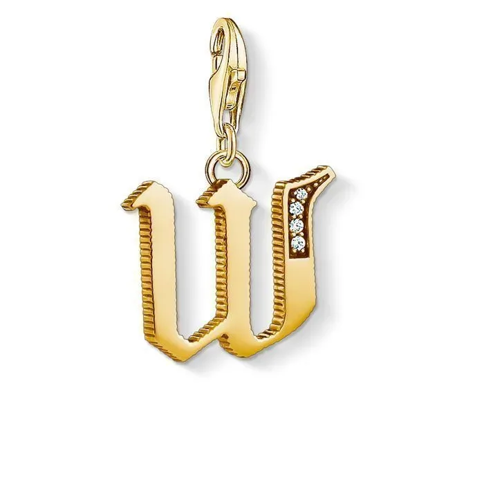Thomas Sabo Charm - Buchstabe W Gold - 1629-414-39