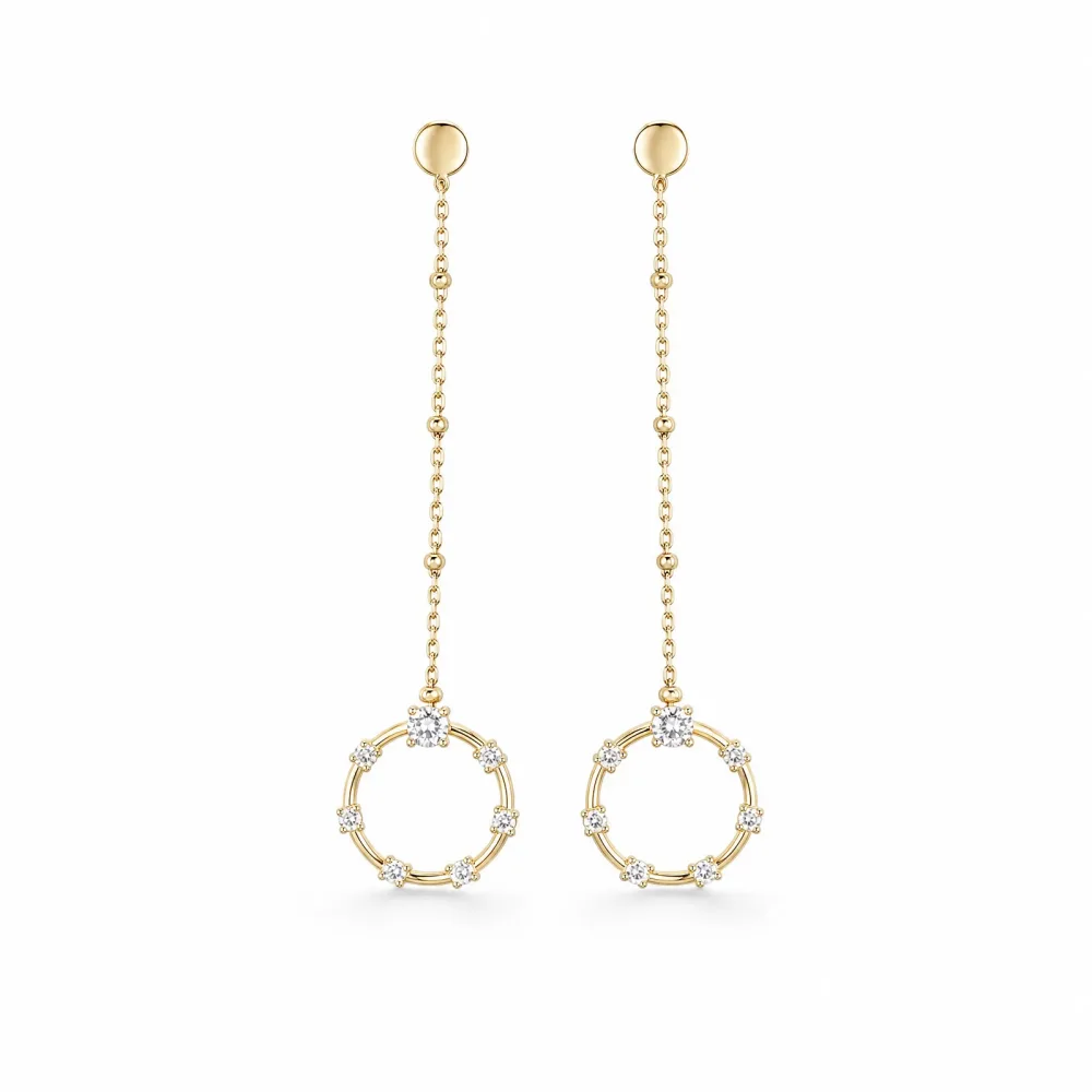 ELLA Juwelen Ohrringe - ELLA Juwelen Ohrringe 585 Gold Zirkonia - 171-379