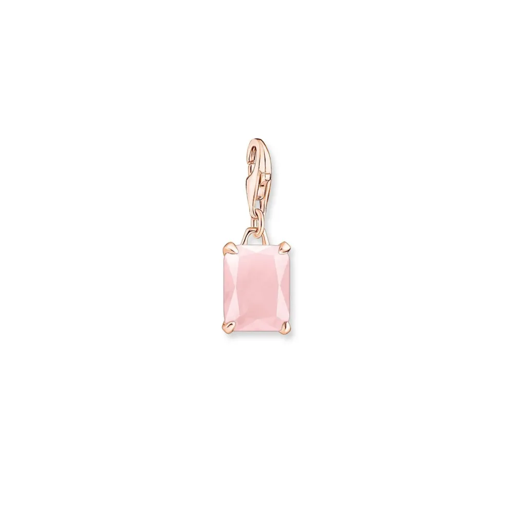 Thomas Sabo Charm - Großer Stein Rosa - 1867-536-9