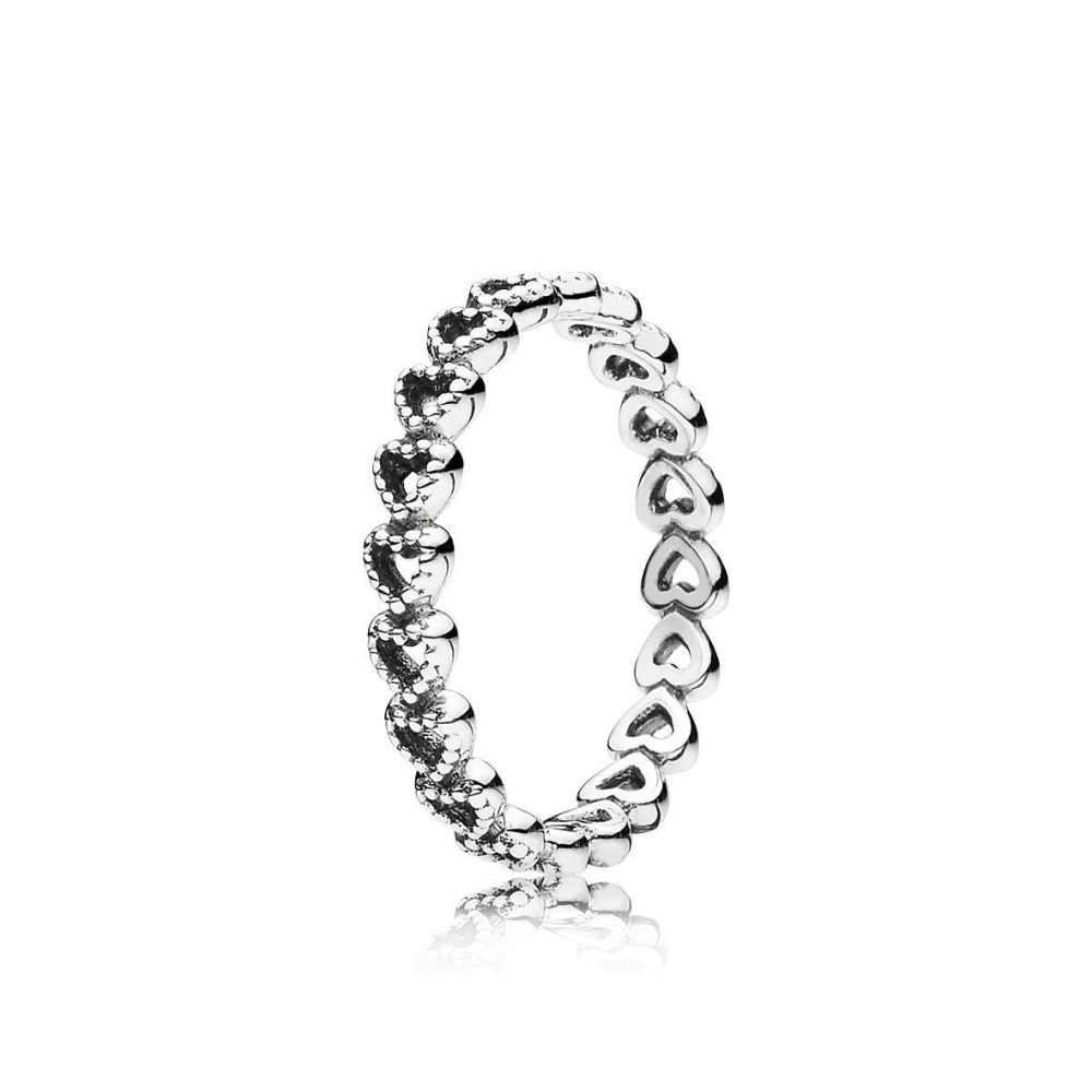 Pandora Ring - Gereihte Herzen - 190980