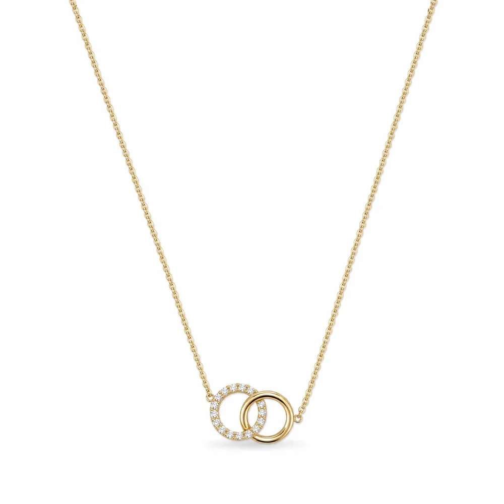 ELLA Juwelen Collier - ELLA Juwelen Collier 585 Gold Zirkonia - 190-24001-11