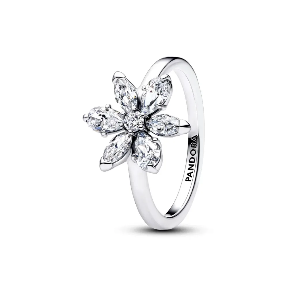 Pandora Ring - Herbarium Sparkling Flower - 193000C02