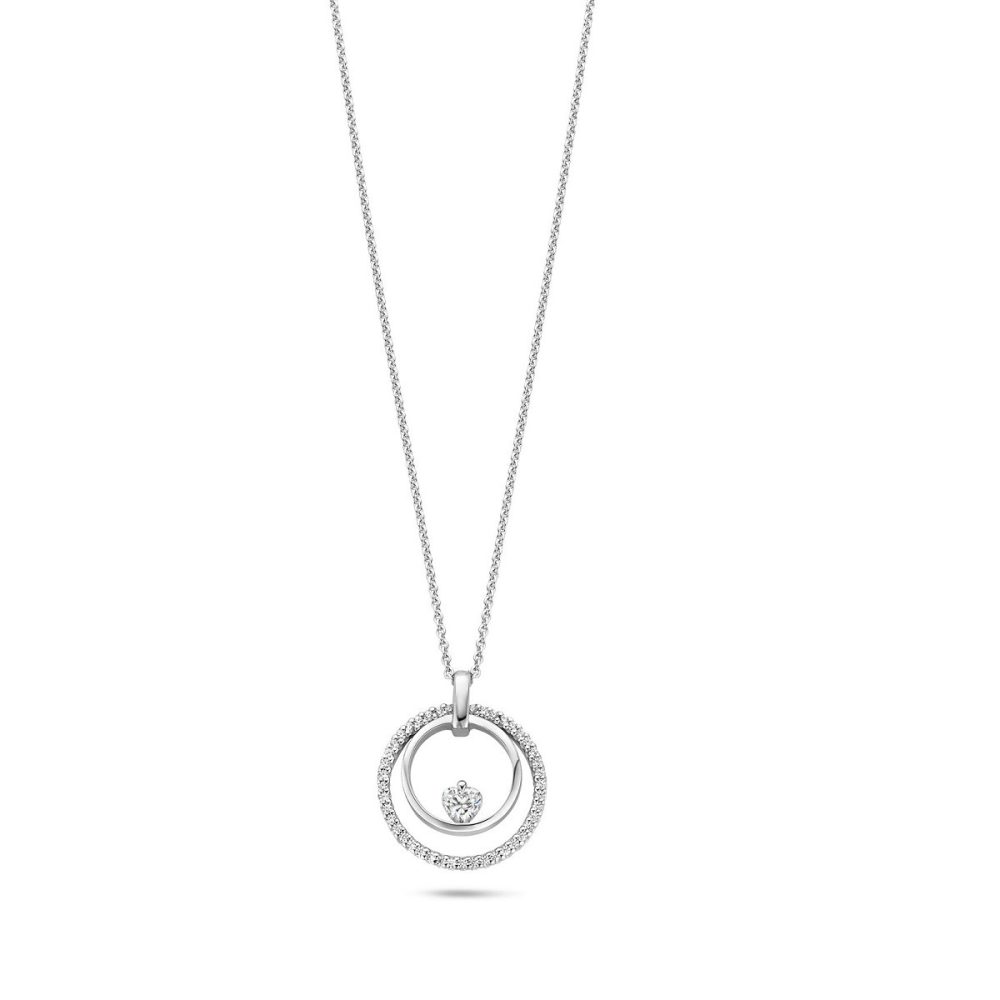 FJF JEWELLERY Halskette - Icon Heart Pavé - FJF0010020SWH