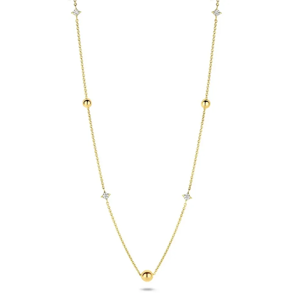 FJF JEWELLERY Halskette - Bella Stars and Balls - FJF0010046YWH