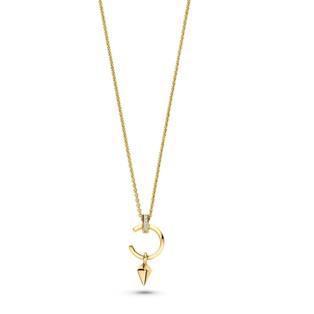 FJF JEWELLERY Halskette - Icon Kite Open Circle - FJF0010040YWH