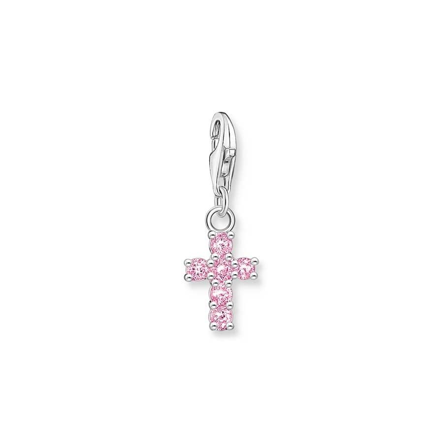 Thomas Sabo Charm - Charmista - pinkes Kreuz - 2032-051-9