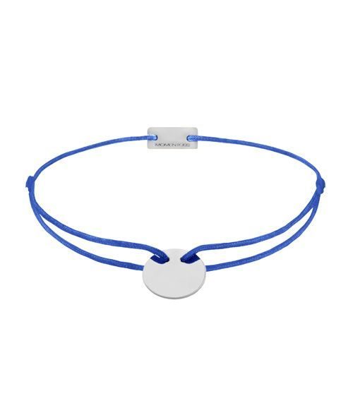Momentoss Filo Armband - Textil - Dunkelblau - Silber - 21200010
