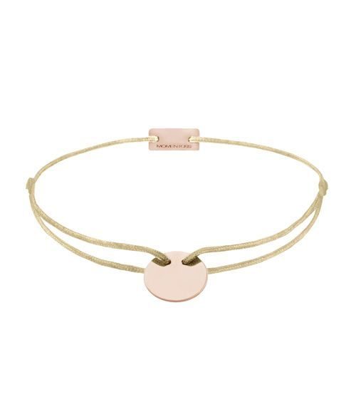 Momentoss Filo Armband - Textil - Beige - Rosé - 21200029