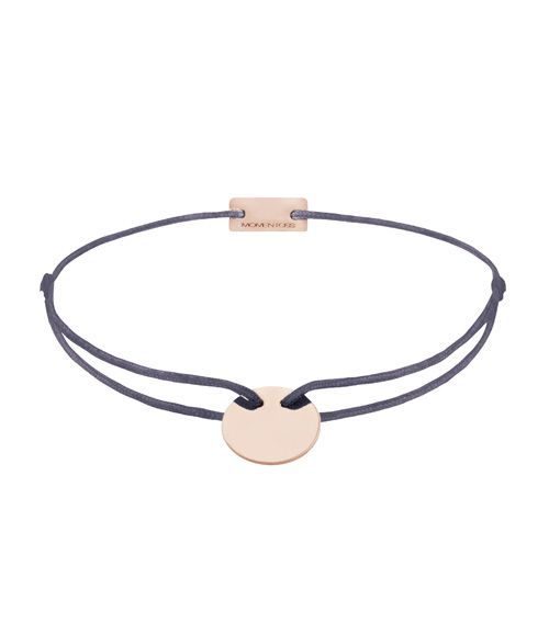 Momentoss Filo Armband - Textil - Lila Grau - Rosé - 21200032