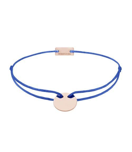 Momentoss Filo Armband - Textil - Dunkelblau - Rosé - 21200034
