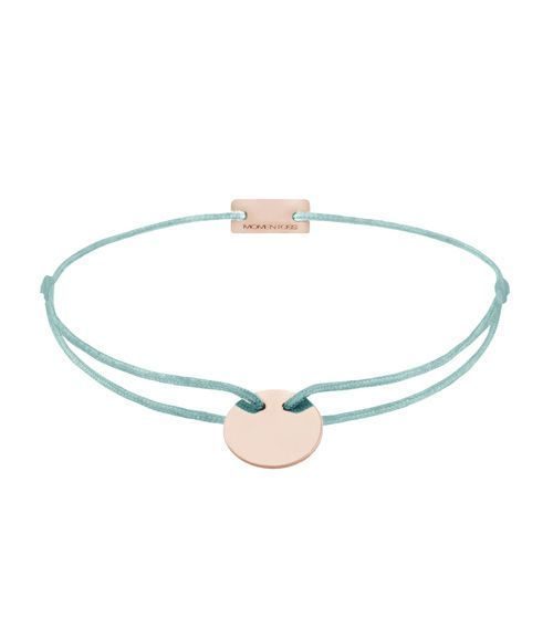 Momentoss Filo Armband - Textil - Hellblau - Rosé - 21200035