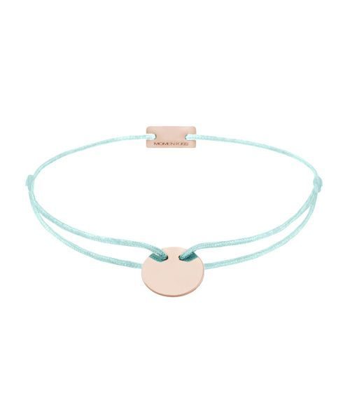 Momentoss Filo Armband - Textil - Türkis - Rosé - 21200036