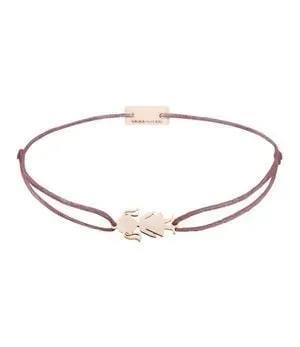 Momentoss Filo Armband - Textil - Rosa Braun - rose vergoldet - Mädchen - 21202010