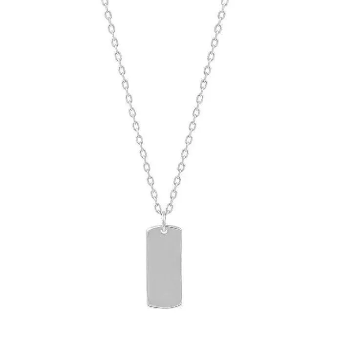 Momentoss Filo Halskette - Gravurplatte rechteck - 21700056