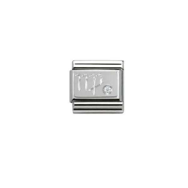 Nomination Classic - SilverShine Sternzeichen Jungfrau mit Zirkonia - 330302/06