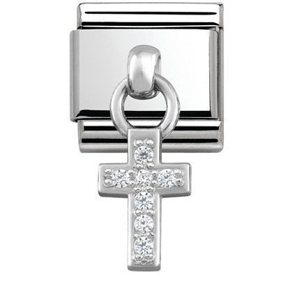 Nomination Anhänger - Composable Classic - Silber, Zirkonia - Kreuz - 331800/04