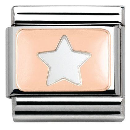 Nomination Classic - Composable Classic - 9k Rosegold - Negativ Stern- 430101/09