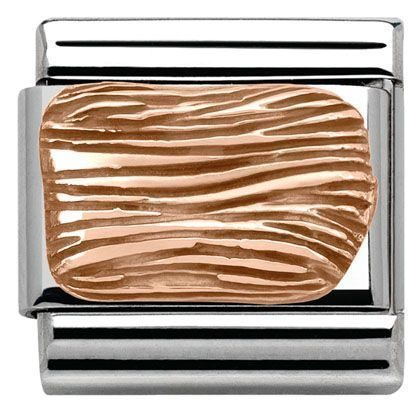 Nomination Anhänger - Composable Classic - 9k Rosegold, Edelstahl - Stein - 430102/03