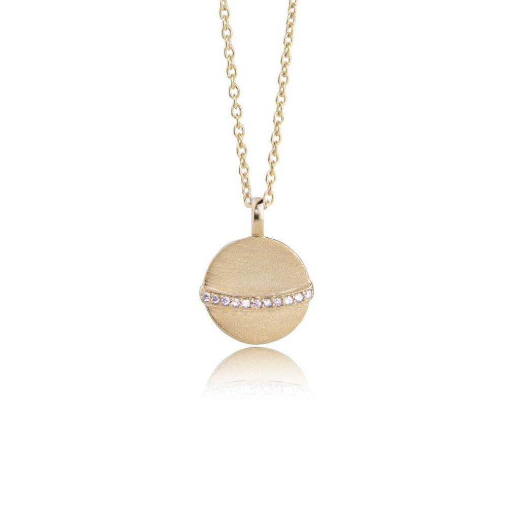 Jeberg Halskette - Golden Planet - 4960