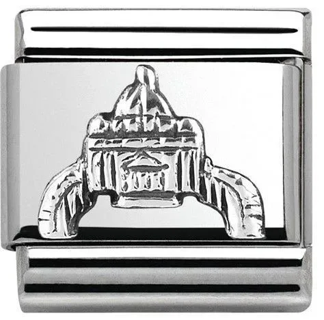 Nomination Classic - Around The World - Edelstahl Silber - Peterplatz - 330105/15