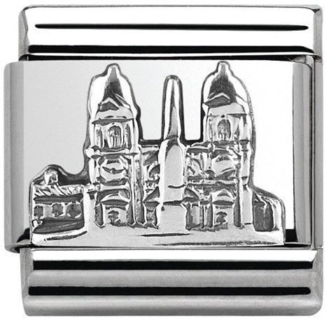 Nomination Classic - Around The World - Edelstahl Silber - Piazza di Spagna - 330105/16