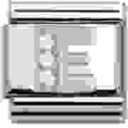 Nomination Classic - SilverShine Buchstabe E mit Zirkonia - 330301/05