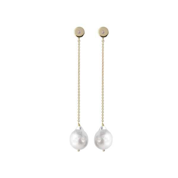 Jeberg Ohrringe - Barock Pearl - 5960+5919-long