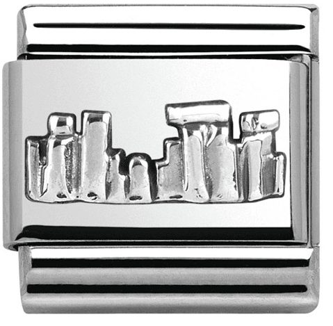 Nomination Classic - Around The World - Edelstahl Silber - Stonehenge - 330105/30