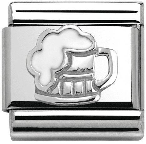 Nomination Classic - Around The World - Edelstahl Emaille Silber - Bier - 330202/34