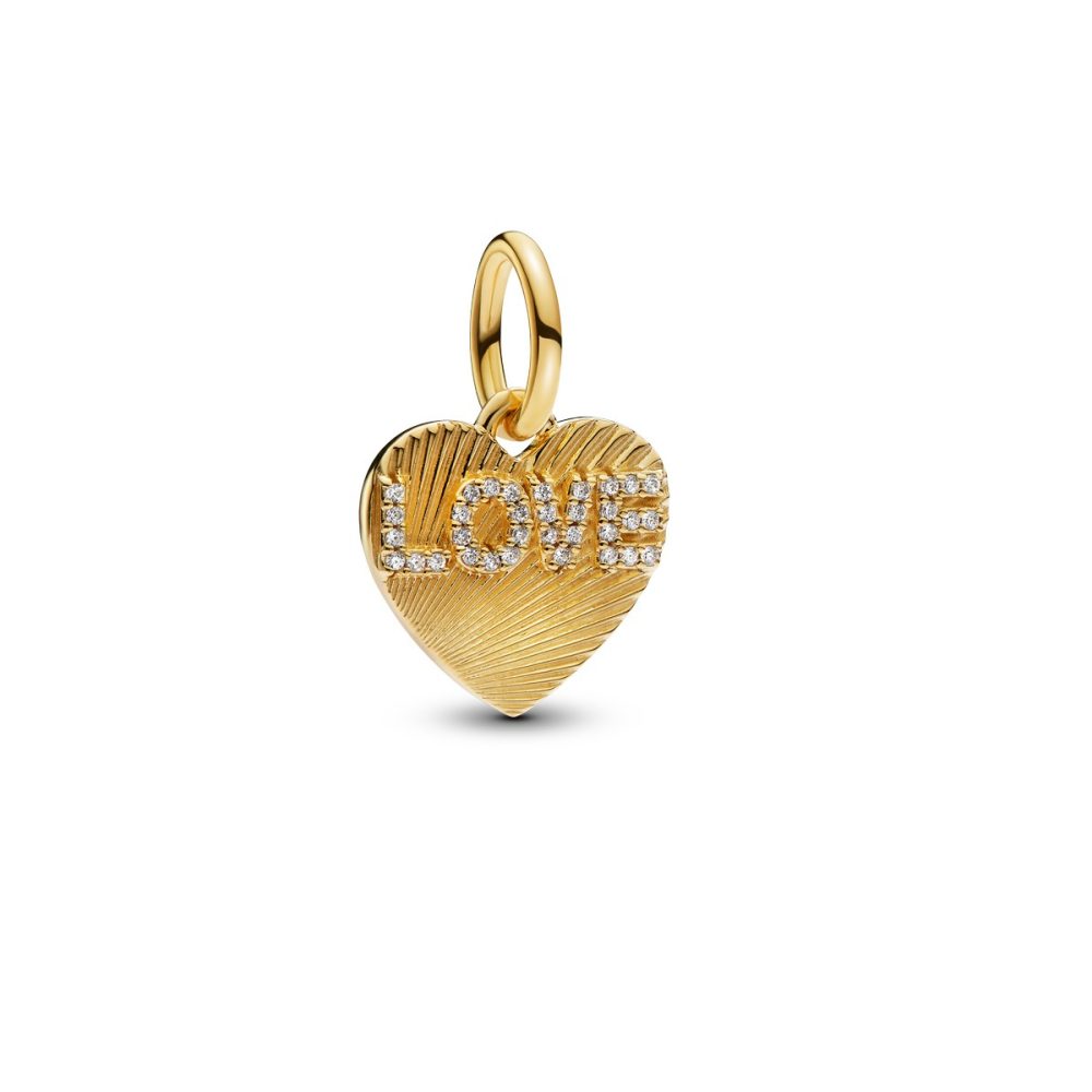 Pandora Charm - Love Heart - 763604C01