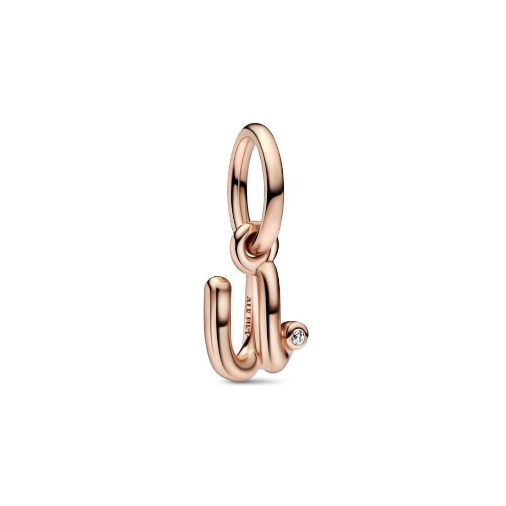 Pandora Anhänger - Letter u Script Alphabet - 782479C01