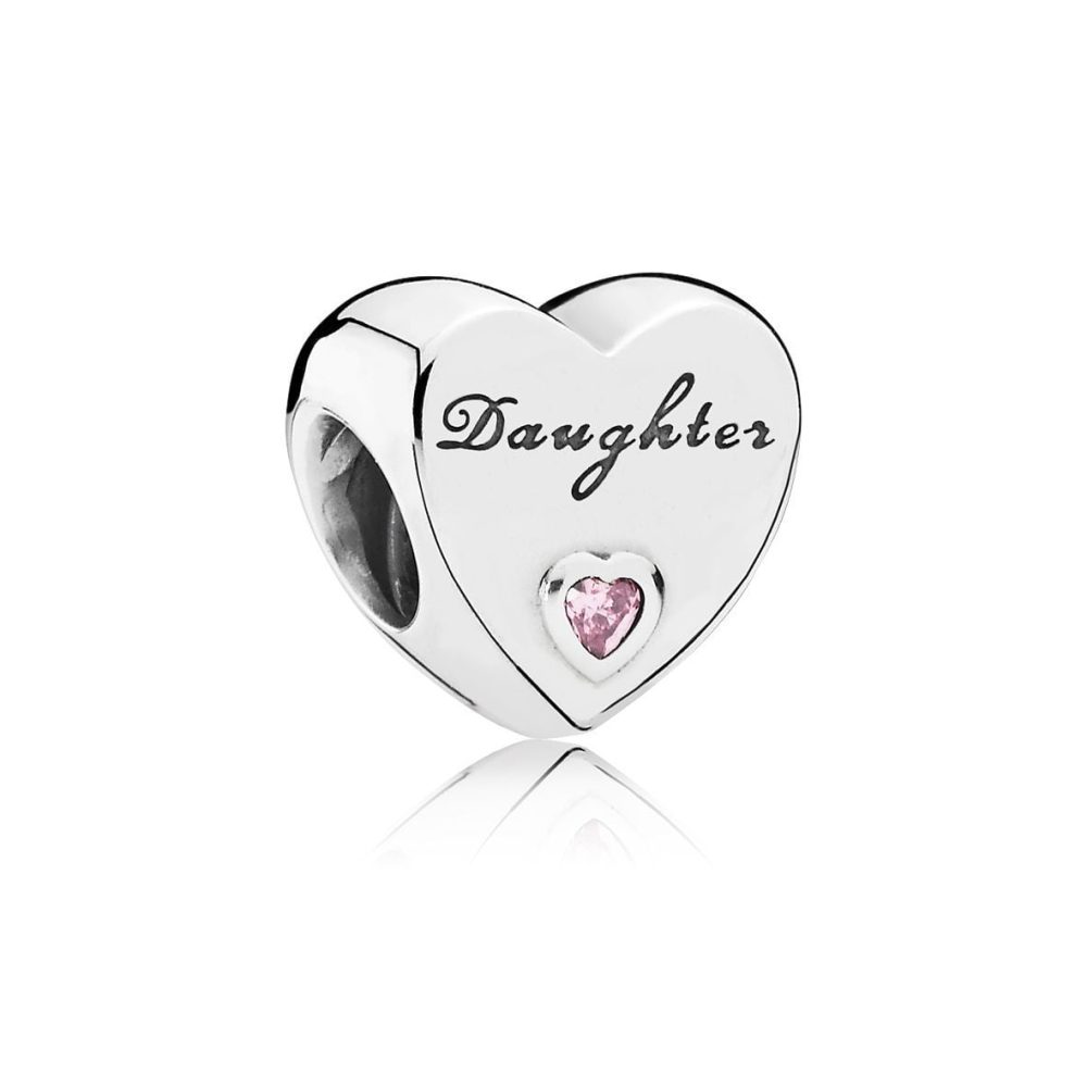 Pandora Charm - Sterlingsilber, Cubic Zirkonia - Tochter - 791726PCZ