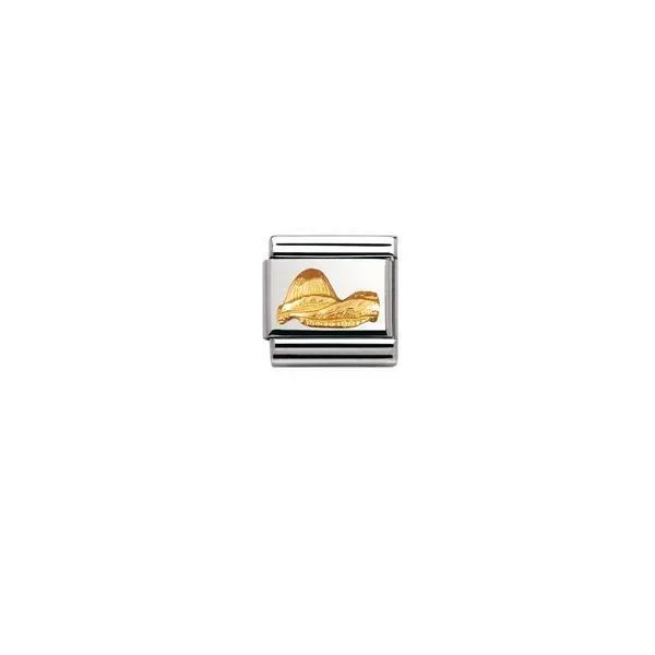 Nomination Classic - RELIEF MONUMENT Edelstahl und 18K-Gold (Zuckerhut)