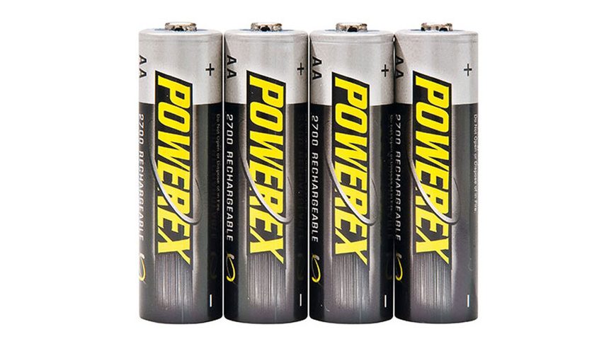Powerex-NiMH-Akku, Mignon AA 2700 mAh, 4er-Pack