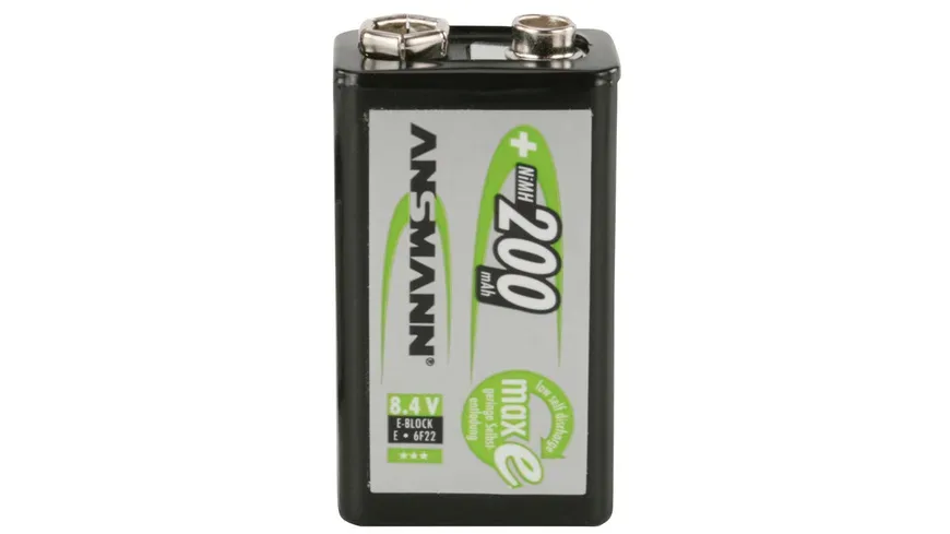 Ansmann maxE 6LR61 9 V Block-Akku NiMH 200 mAh 8.4 V 1 St.
