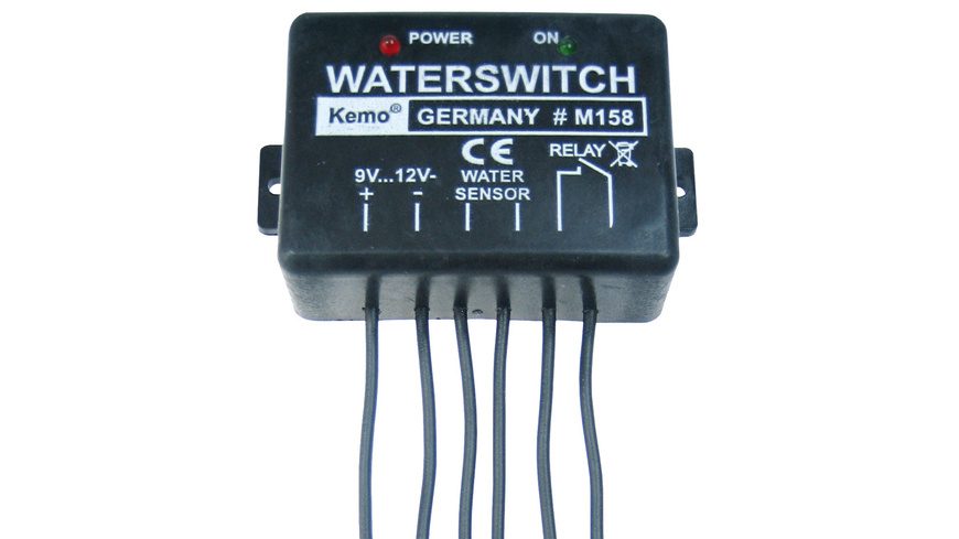 Kemo M158 Wassermelder Baustein 9 V/DC, 12 V/DC