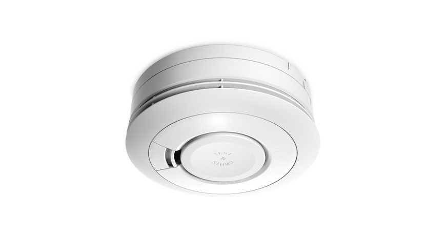 Ei Electronics i-serie Rauchwarnmelder inkl. 10 Jahres-Batterie, vernetzbar, auf Funk umrüstbar batteriebetrieben (Ø x