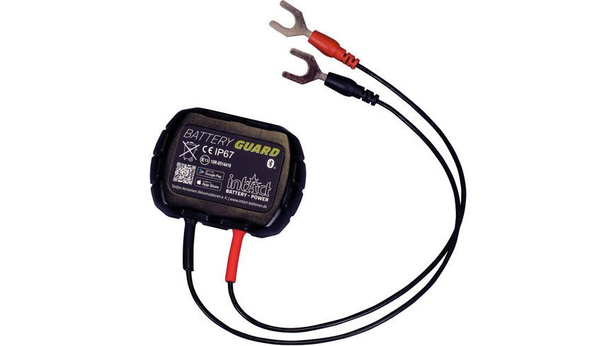 Intact GL10 Battery-Guard Batterieüberwachung 12 V Bluetooth® Verbindung, appfähig, Ladeüberwachung 15 mm x 60 mm x 45