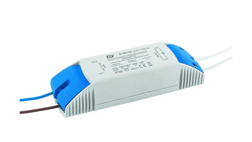 ELV 0,1-150-W-LED-Netzteil, 12 V AC, dimmbar
