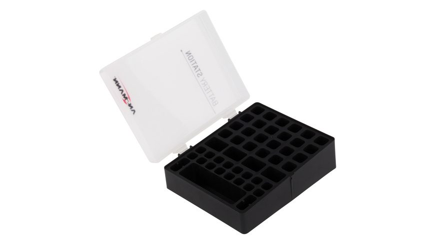 Ansmann Batterijbox 48 Batteriebox 48x Micro (AAA), Mignon (AA), 9 V Block (L x B x H) 17.3 x 13.8 x 6.3 cm