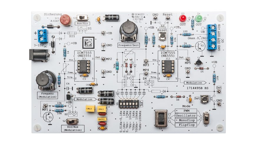 ELV Bausatz NE555-Experimentierboard NE555-EXB