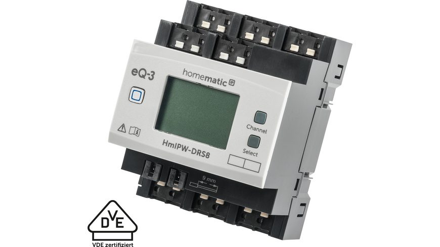 Homematic IP Wired Smart Home Schaltaktor ? 8-fach, HmIPW-DRS8