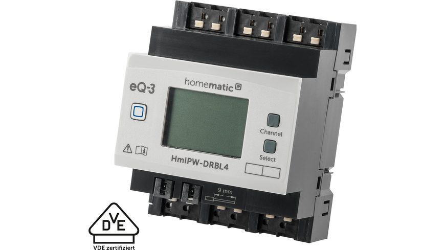 Homematic IP Wired Smart Home Jalousieaktor ? 4-fach, HmIPW-DRBL4